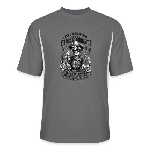 Chaos Coordinator Mom Skeleton Cowgirl - Men’s Cooling Performance Color Blocked Jersey