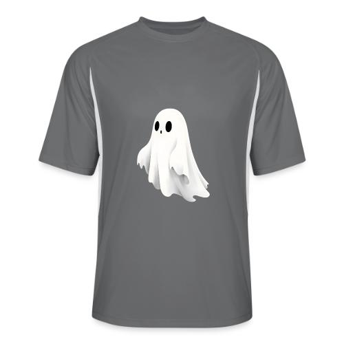 Cute Ghost Cartoon Design - Men’s Cooling Performance Color Blocked Jersey