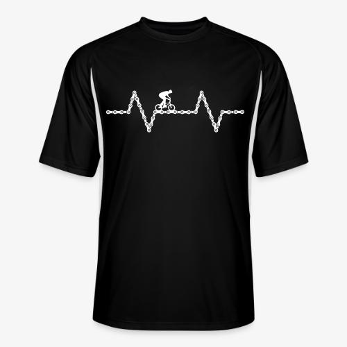 bmx bike heartbeat - Men’s Cooling Performance Color Blocked Jersey