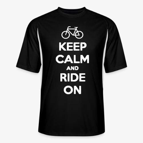 keep_calm_and_ride_on - Men’s Cooling Performance Color Blocked Jersey