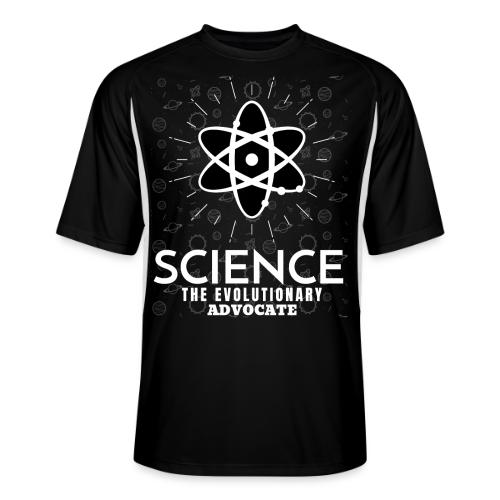 Science The Evolutionary Advocate White Design - Men’s Cooling Performance Color Blocked Jersey