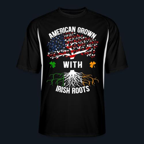 American Grown with Irish Roots - Men’s Cooling Performance Color Blocked Jersey
