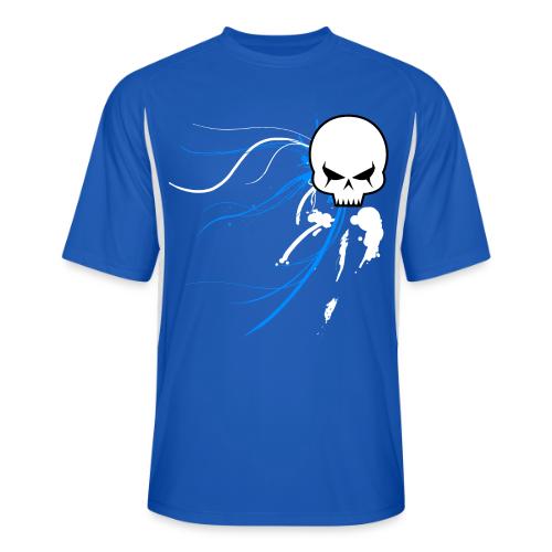 cyber skull bluw - Men’s Cooling Performance Color Blocked Jersey