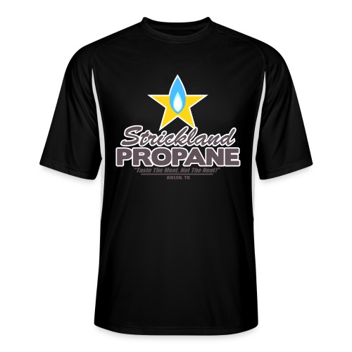 Strickland Propane Mens American Apparel Tee - Men’s Cooling Performance Color Blocked Jersey