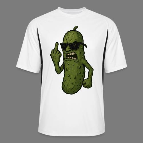 Angry Pickle Flipping the Bird - Men’s Cooling Performance Color Blocked Jersey