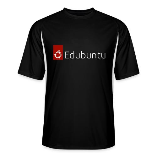 Edubuntu Logo 2023 - White - Men’s Cooling Performance Color Blocked Jersey