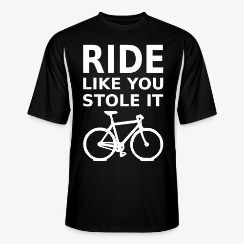 ride like you stole it - bicycle - Men’s Cooling Performance Color Blocked Jersey