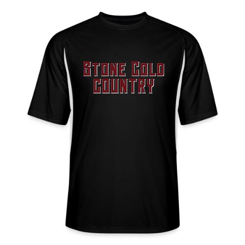 Stone Cold Country Band - Logo Without Initials - Men’s Cooling Performance Color Blocked Jersey