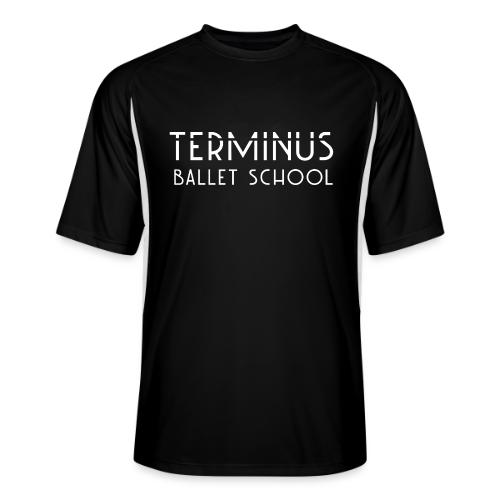 School Logo (white text) - Men’s Cooling Performance Color Blocked Jersey