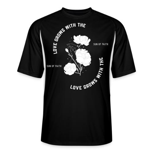 Love Grows With The Sun Of Faith - Men’s Cooling Performance Color Blocked Jersey