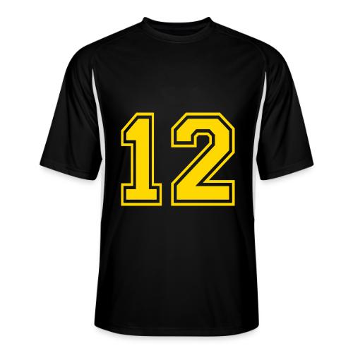 Number 12 in a classic athletic collegiate font - Men’s Cooling Performance Color Blocked Jersey