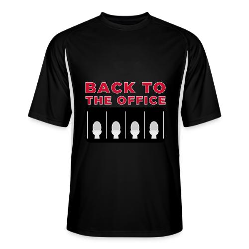 Back to the Office Satire Design - Men’s Cooling Performance Color Blocked Jersey