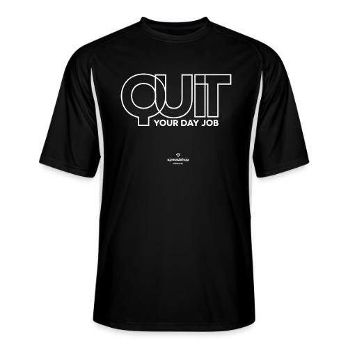Quit in white - Men’s Cooling Performance Color Blocked Jersey