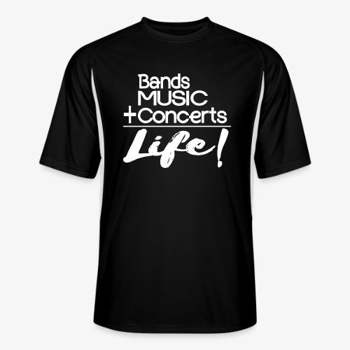 Music is Life - Men’s Cooling Performance Color Blocked Jersey