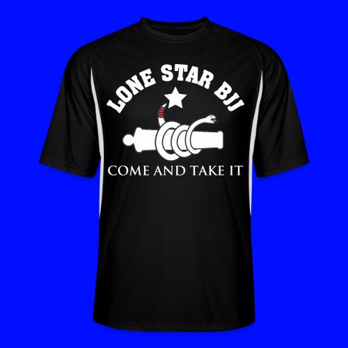 Lone Star BJJ - Come and Take It - White and Red - Men’s Cooling Performance Color Blocked Jersey