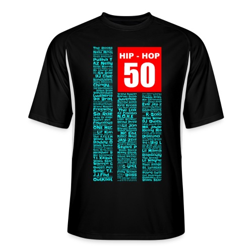 HipHop 50 [Blue] - Men’s Cooling Performance Color Blocked Jersey