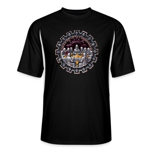 Last Supper Communion T Shirt, Faith Gift - Men’s Cooling Performance Color Blocked Jersey