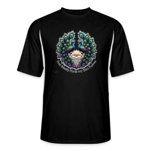 Your Beauty Holds My Soul Peacock Gifts T-Shirt - Men’s Cooling Performance Color Blocked Jersey