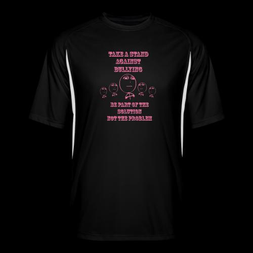 STAND AGAINST BULLYING - PINK PRINT - Men’s Cooling Performance Color Blocked Jersey