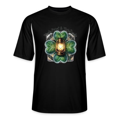 Pinch-Proof Lantern Clover T-Shirt - Men’s Cooling Performance Color Blocked Jersey
