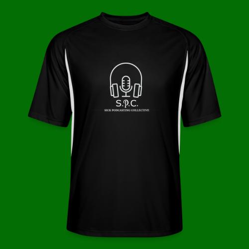 SPC Logo White - Men’s Cooling Performance Color Blocked Jersey