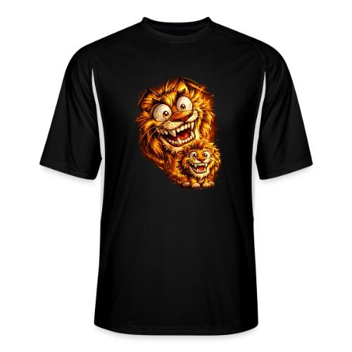 Crazy Double Lion Streetwear - Men’s Cooling Performance Color Blocked Jersey