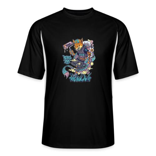 Kitsune Street Rebel - Men’s Cooling Performance Color Blocked Jersey