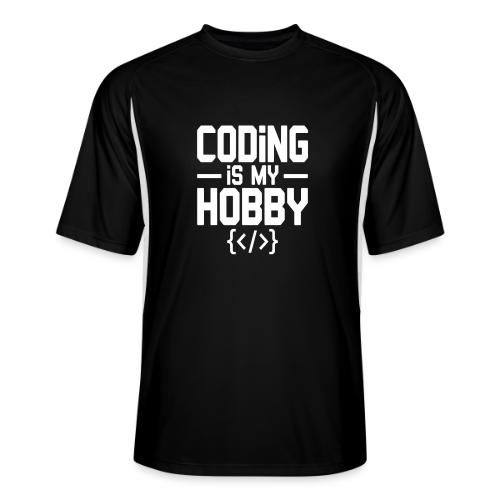 Coding Is My Hobby Typography - Men’s Cooling Performance Color Blocked Jersey