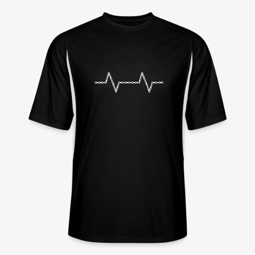 Bike Chain Heartbeat - Men’s Cooling Performance Color Blocked Jersey