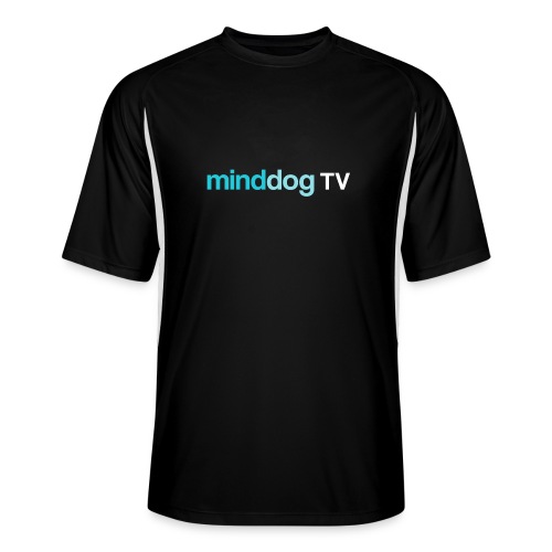 minddogTV logo simplistic - Men’s Cooling Performance Color Blocked Jersey