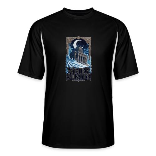 Winter Solstice Temple T-Shirt - Men’s Cooling Performance Color Blocked Jersey