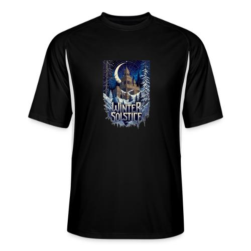 Gothic Solstice T-Shirt, Premium - Men’s Cooling Performance Color Blocked Jersey