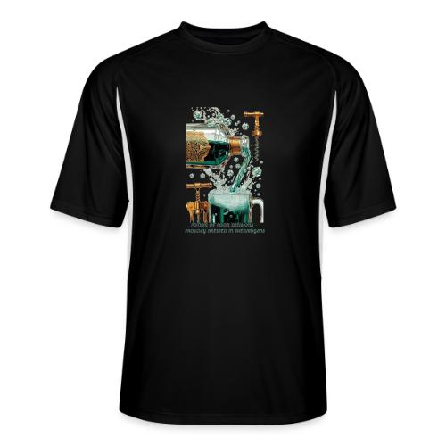 Potion of Poor Decisions Bottle Graphic Tee - Men’s Cooling Performance Color Blocked Jersey