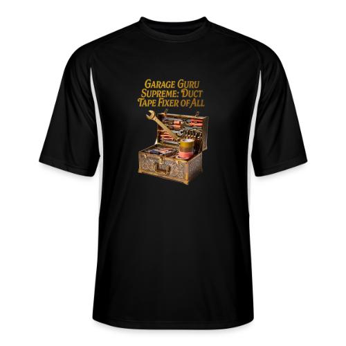 Garage Guru T Shirt - Men’s Cooling Performance Color Blocked Jersey