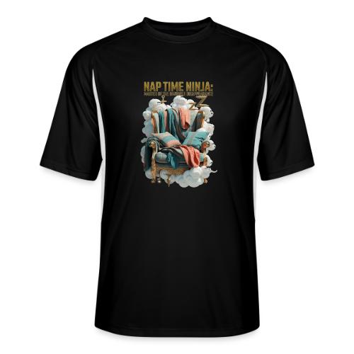 Nap Time Ninja T Shirt - Men’s Cooling Performance Color Blocked Jersey