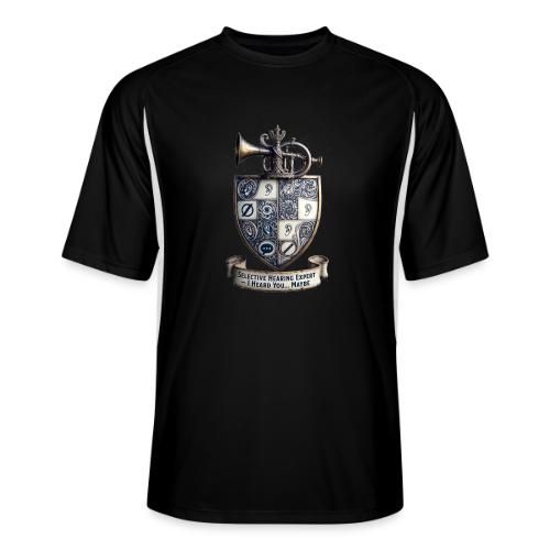 Selective Hearing Expert Crest T Shirt - Men’s Cooling Performance Color Blocked Jersey