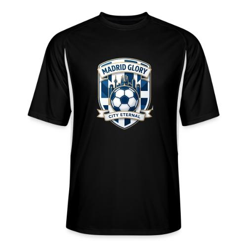 Madrid Skyline Glory T Shirt, Madrid Fan Gift - Men’s Cooling Performance Color Blocked Jersey