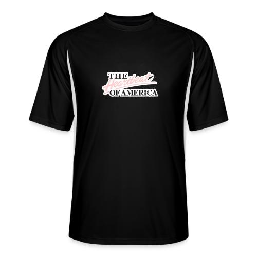 The Heartbeat of America - Men’s Cooling Performance Color Blocked Jersey