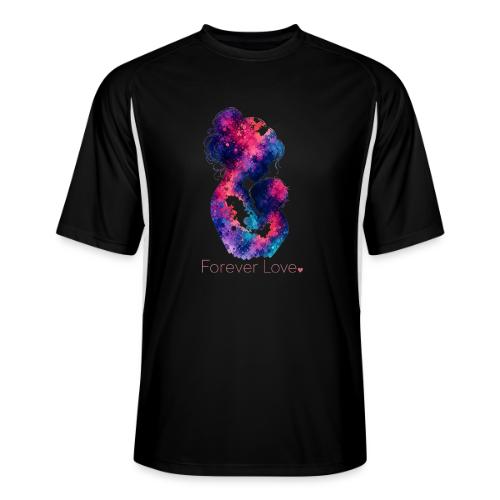 Forever Love-Vibrant Watercolor Mother-Child - Men’s Cooling Performance Color Blocked Jersey