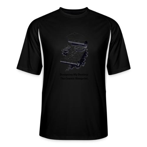 Cosmic Blueprint T-Shirt - Men’s Cooling Performance Color Blocked Jersey