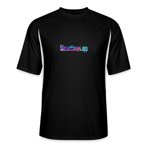 Lifecontinues.app1 - Men’s Cooling Performance Color Blocked Jersey
