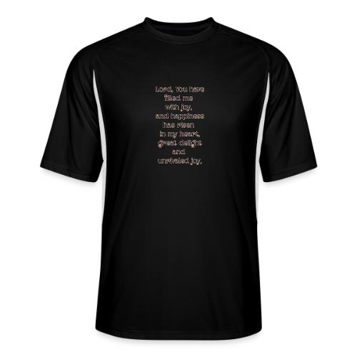 You have filled me with joy - Men’s Cooling Performance Color Blocked Jersey
