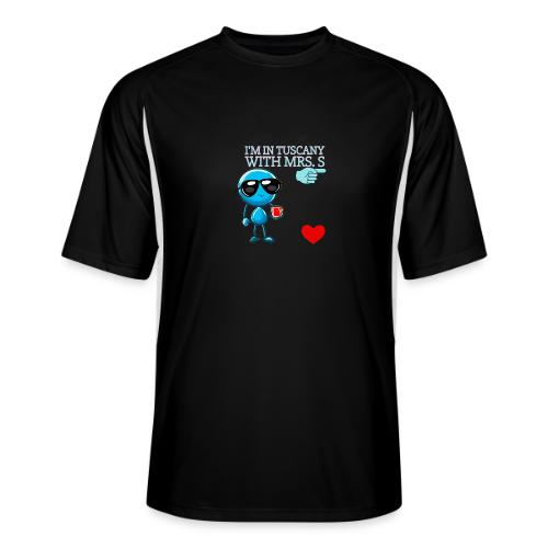 Smoon City_I'm in Tuscany with Mrs. S - Men’s Cooling Performance Color Blocked Jersey