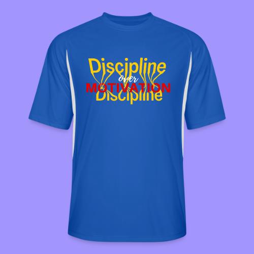 Discipline Over Motivation - Men’s Cooling Performance Color Blocked Jersey