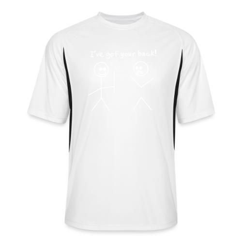 Got Your Back Stick Figure Design - Men’s Cooling Performance Color Blocked Jersey