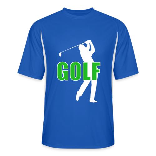 Golf: Classic Golf Motion - Men’s Cooling Performance Color Blocked Jersey