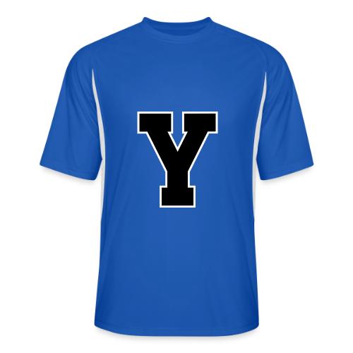 Varsity Letter Y Collegiate Alphabet Art - Men’s Cooling Performance Color Blocked Jersey
