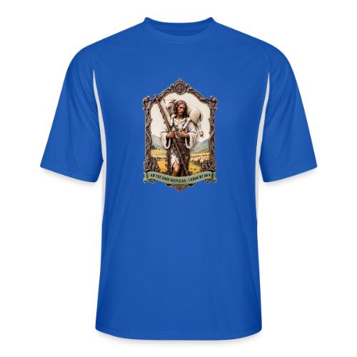 I Am The Good Shepherd T Shirt, Christian Gift - Men’s Cooling Performance Color Blocked Jersey
