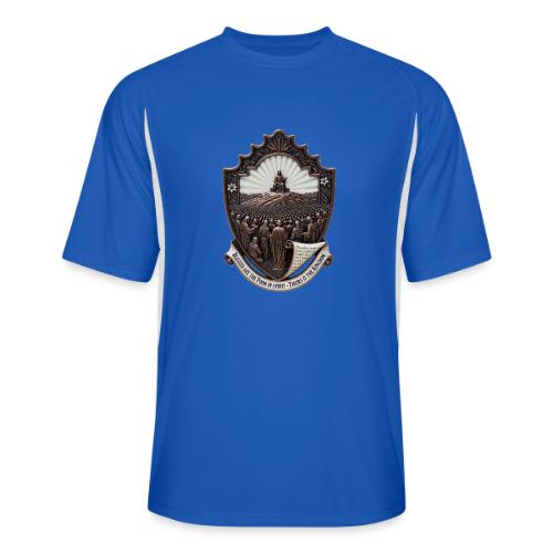 Sermon on the Mount T Shirt, Christian Faith Gift - Men’s Cooling Performance Color Blocked Jersey