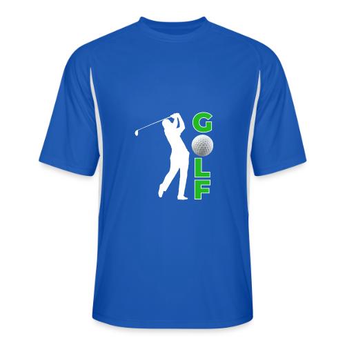 Golf: Classic Golf Motion - Men’s Cooling Performance Color Blocked Jersey